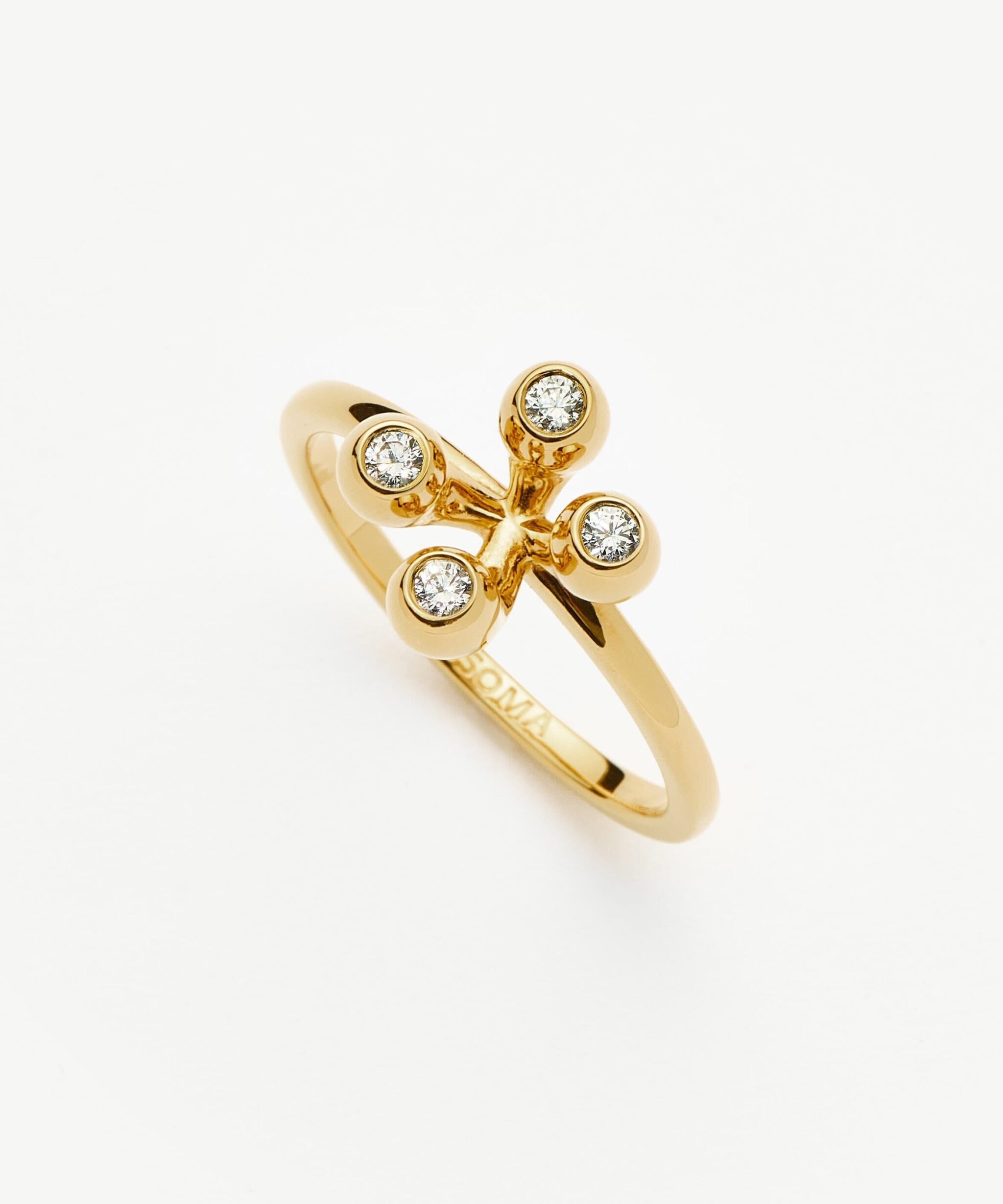 Atom Ring | 18ct Gold Vermeil