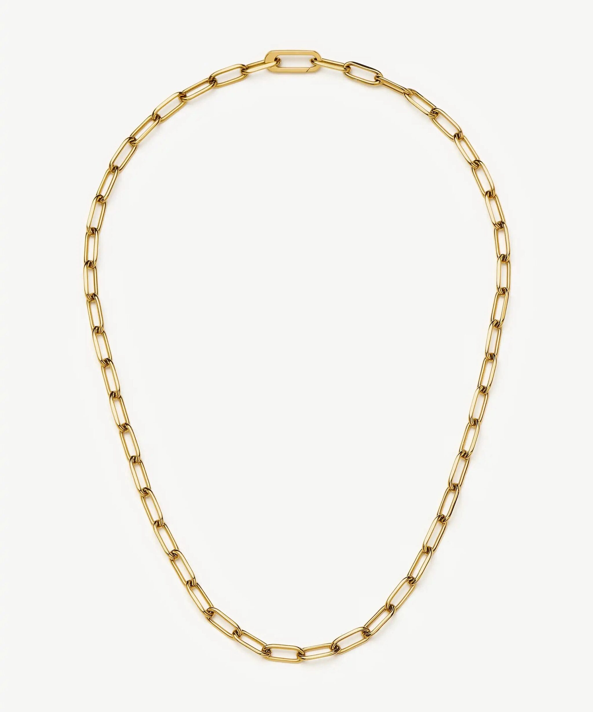 Classic Paperclip Chain Necklace | 18ct Gold Plated
