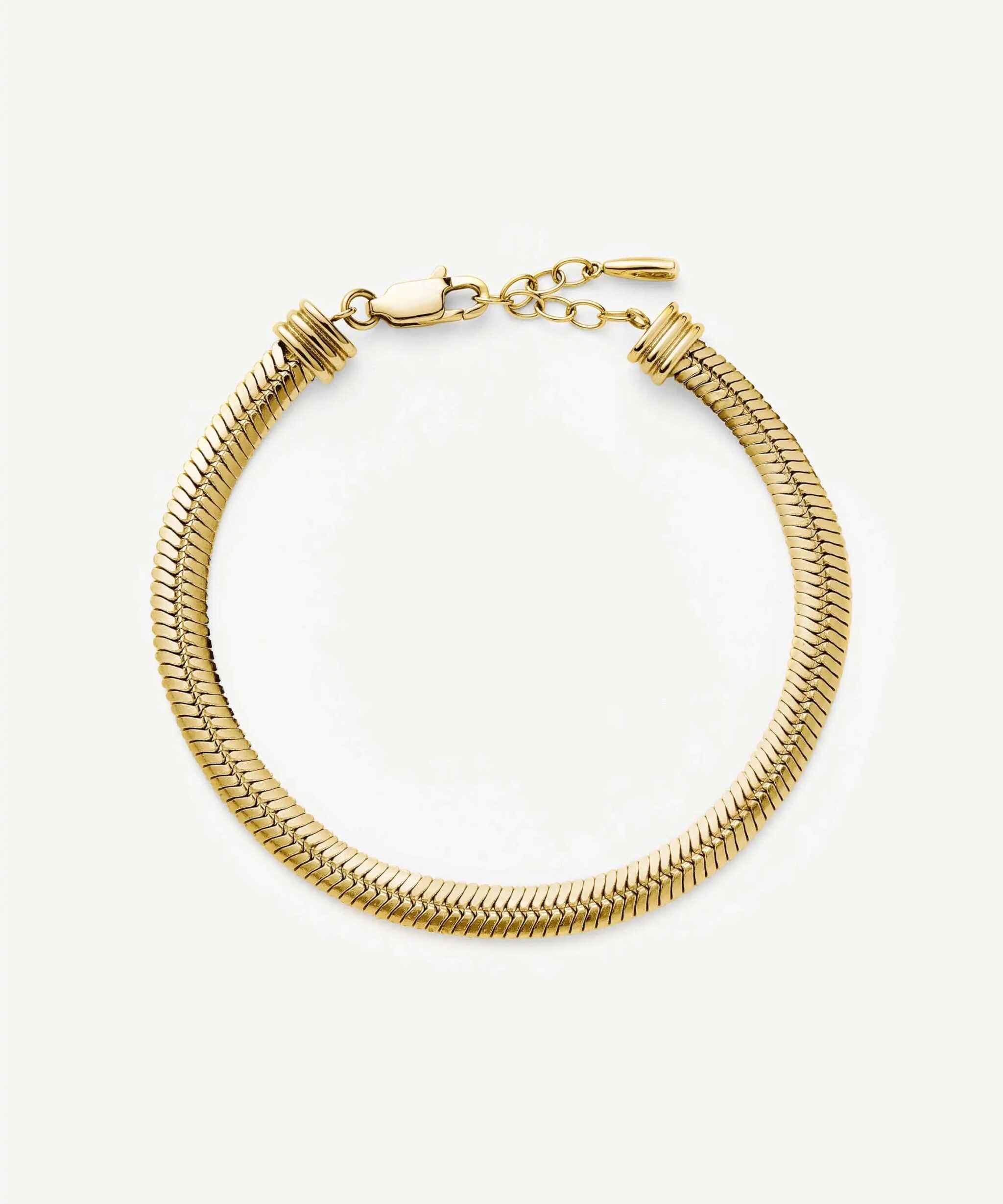 Classic Snake Chain Bracelet | 18ct Gold Plated