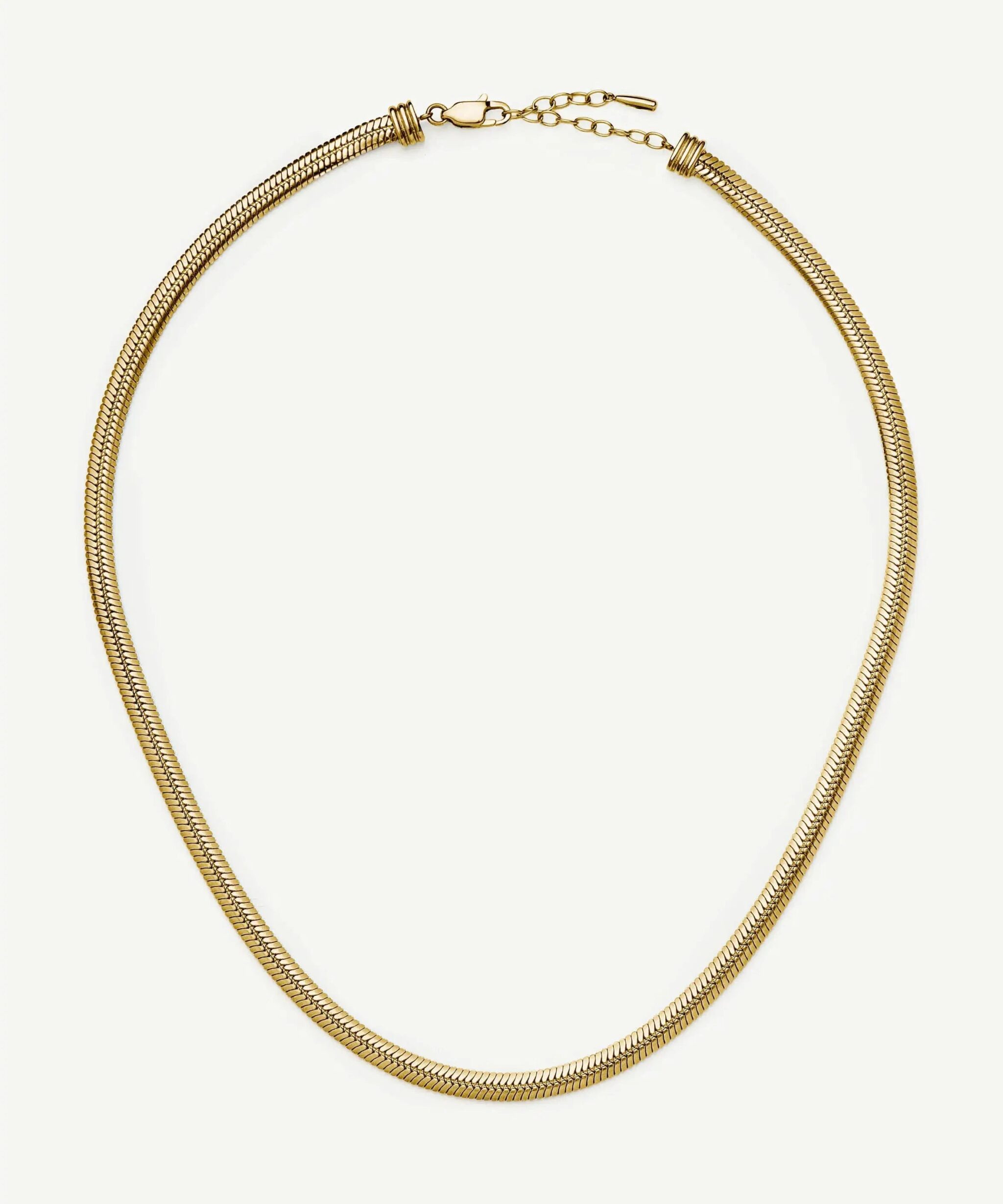 Classic Snake Chain Necklace | 18ct Gold Plated