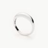 Solid Gold Classic Dome Ring | 14ct Solid White Gold