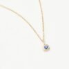 Solid Gold December Birthstone Pendant Necklace | 14ct Solid Gold/Tanzanite
