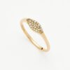 Solid Gold Diamond Signet Ring | 14ct Solid Gold/Diamond