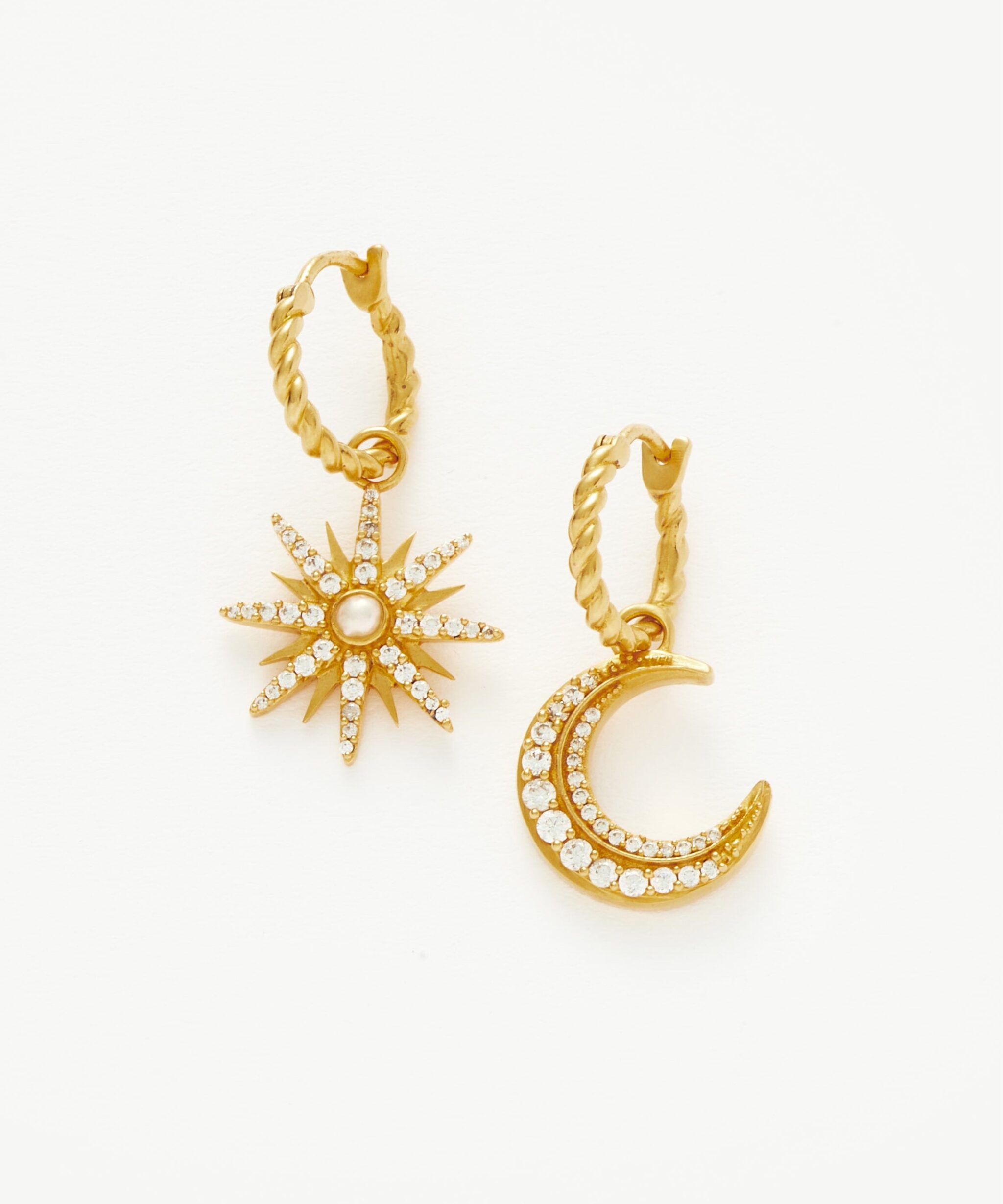 Harris Reed Moonlight Charm Hoop Earrings