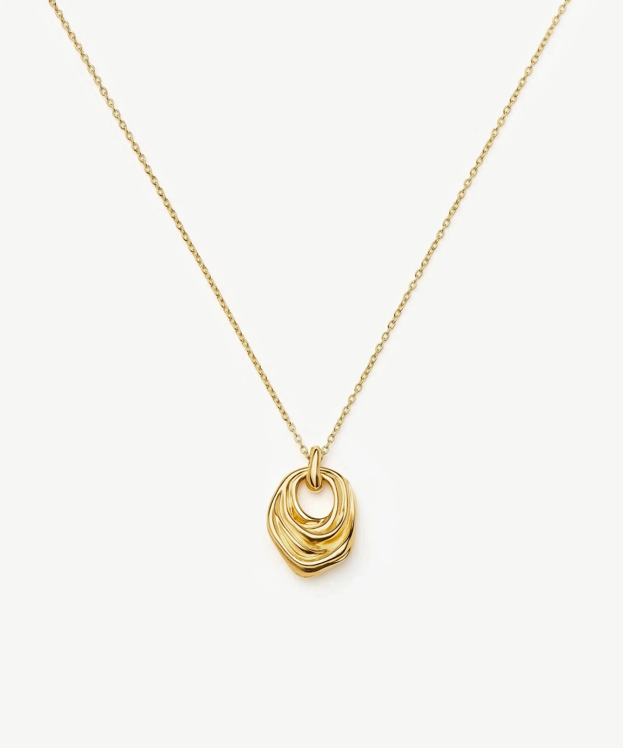 MARKGONG Draped Pendant Necklace | 18ct Gold Plated