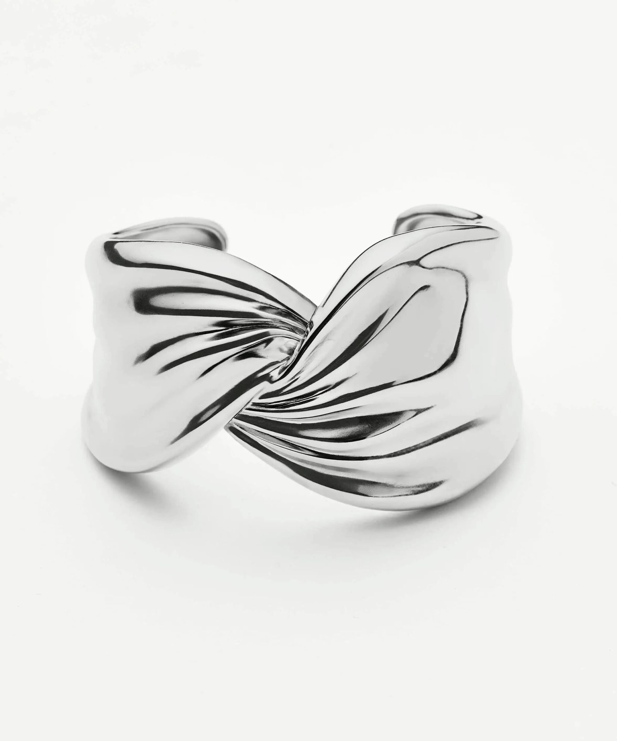 MARKGONG Draped Statement Cuff | Silver Plated