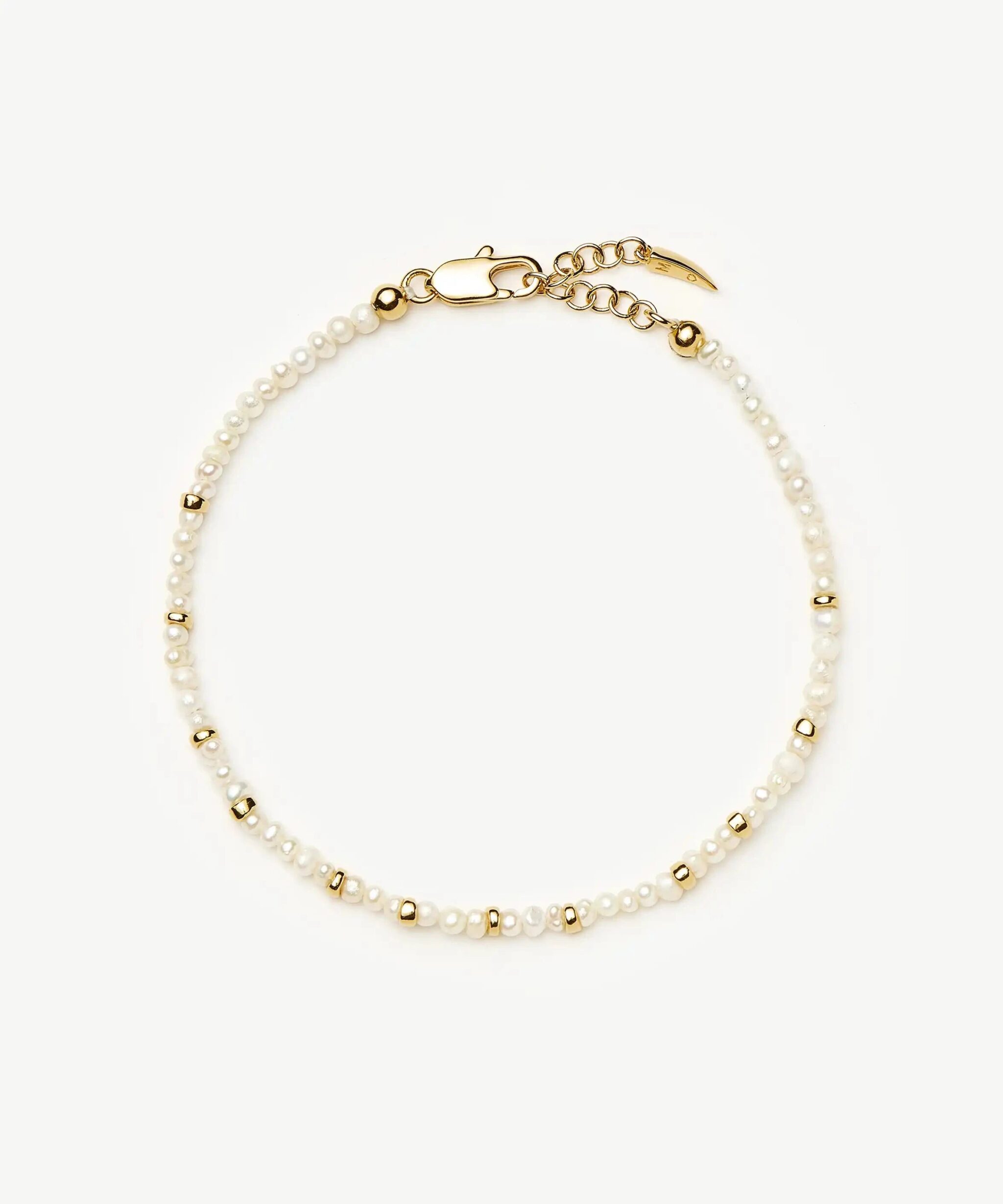Micro Pearl Beaded Bracelet | 18ct Gold Plated/Pearl