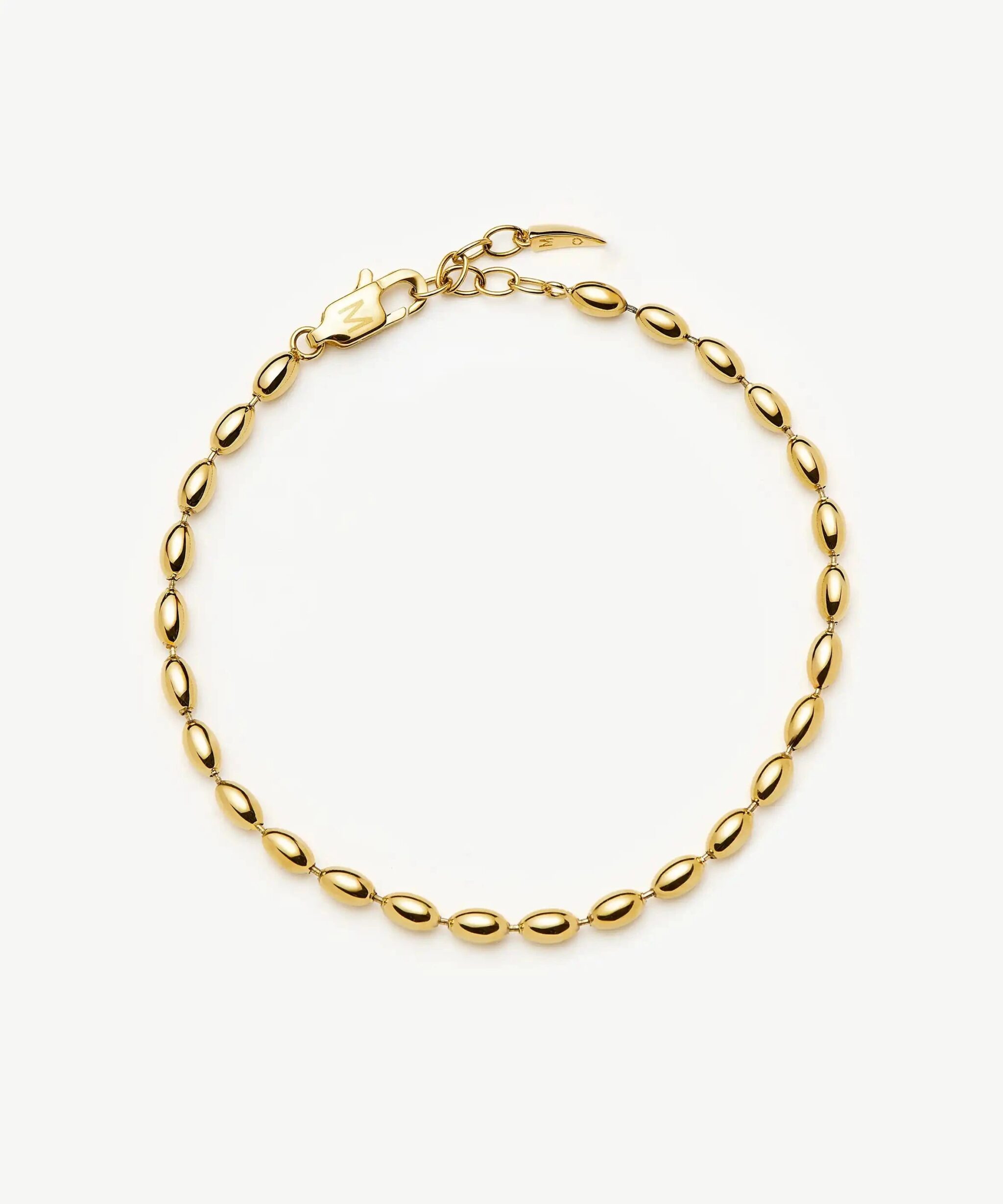 Molten Olive Chain Bracelet | 18ct Gold Plated