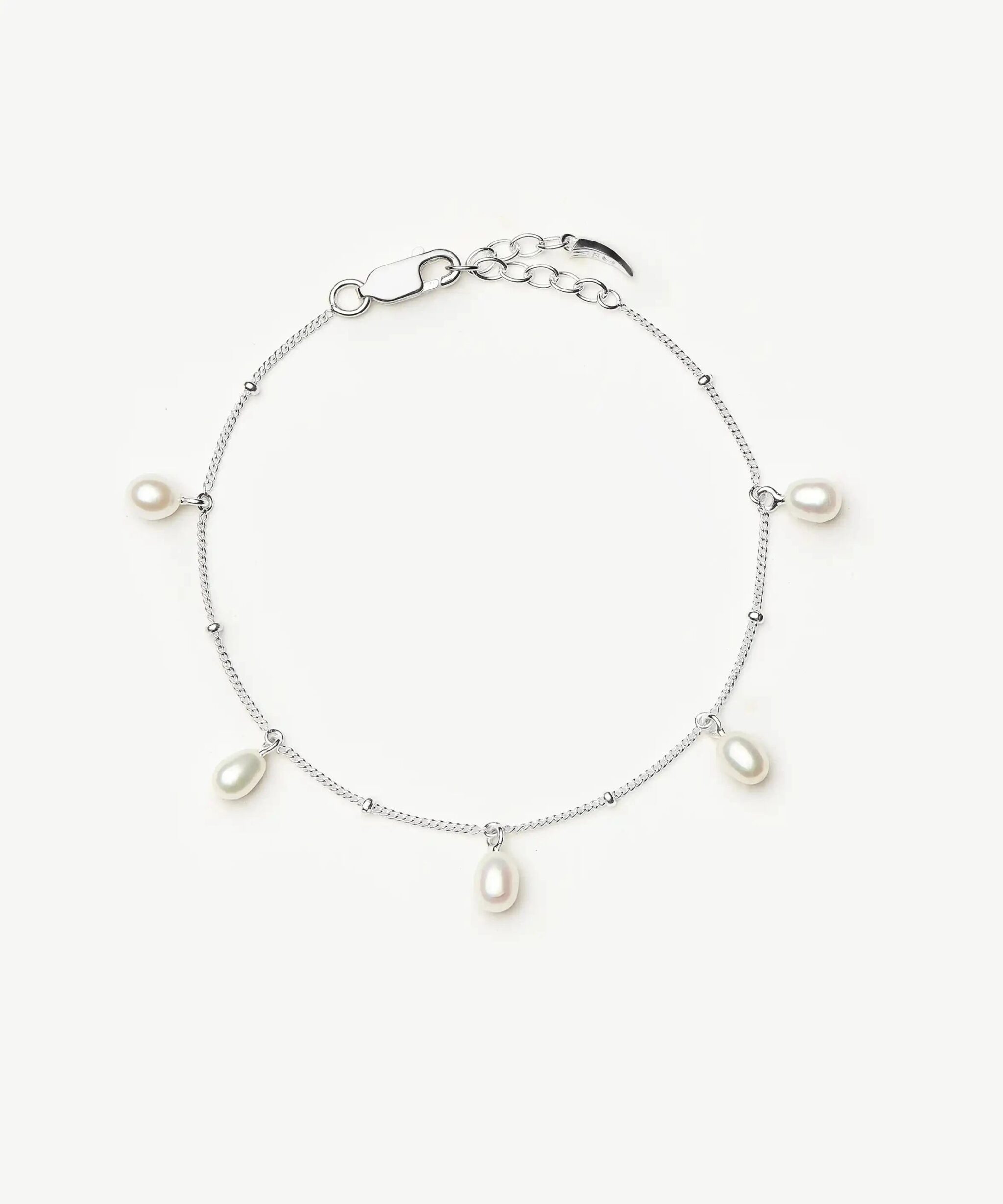 Pearl Baya Baroque Chain Bracelet | Sterling Silver/Pearl