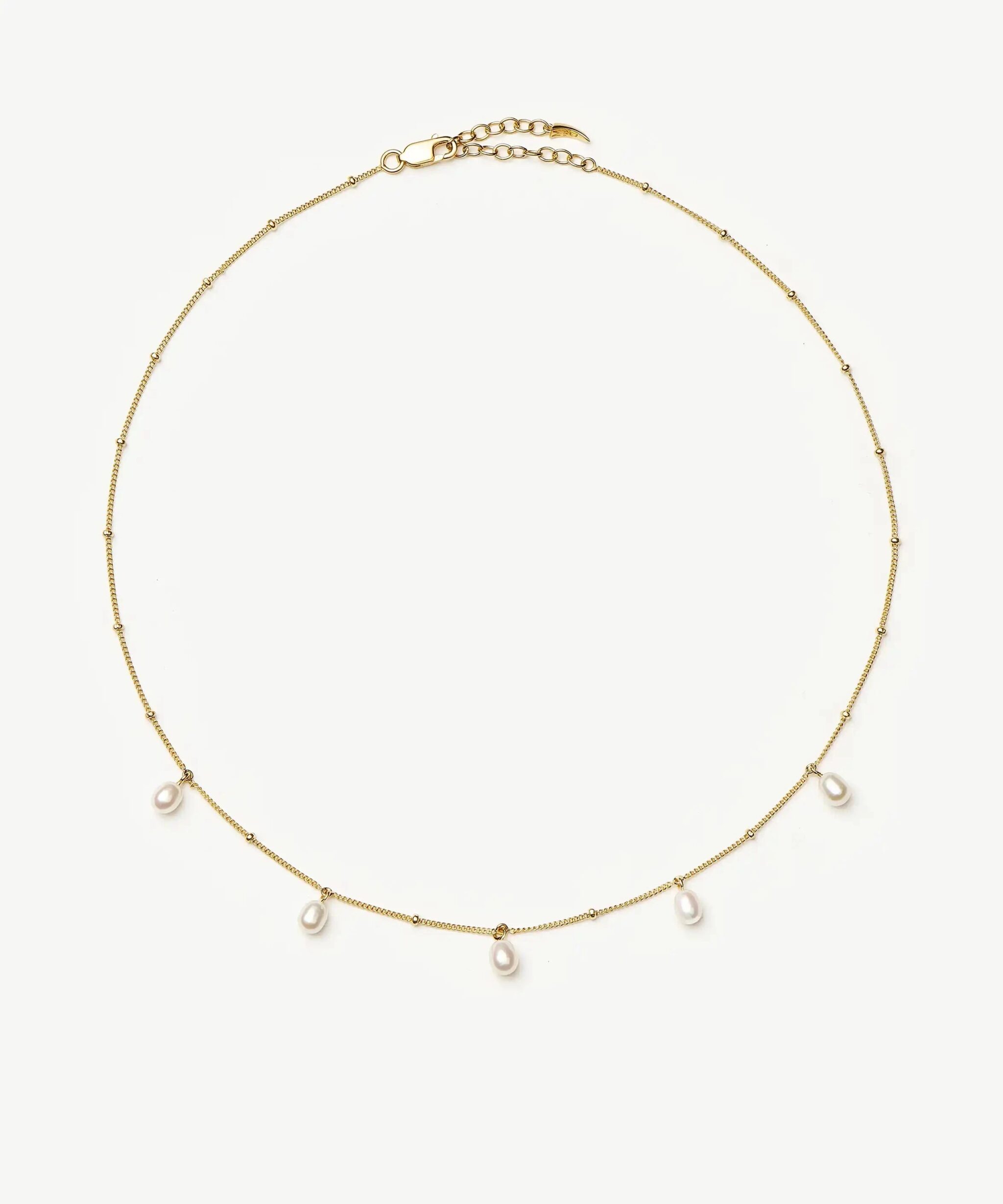 Pearl Baya Baroque Chain Choker | 18ct Gold Vermeil/Pearl