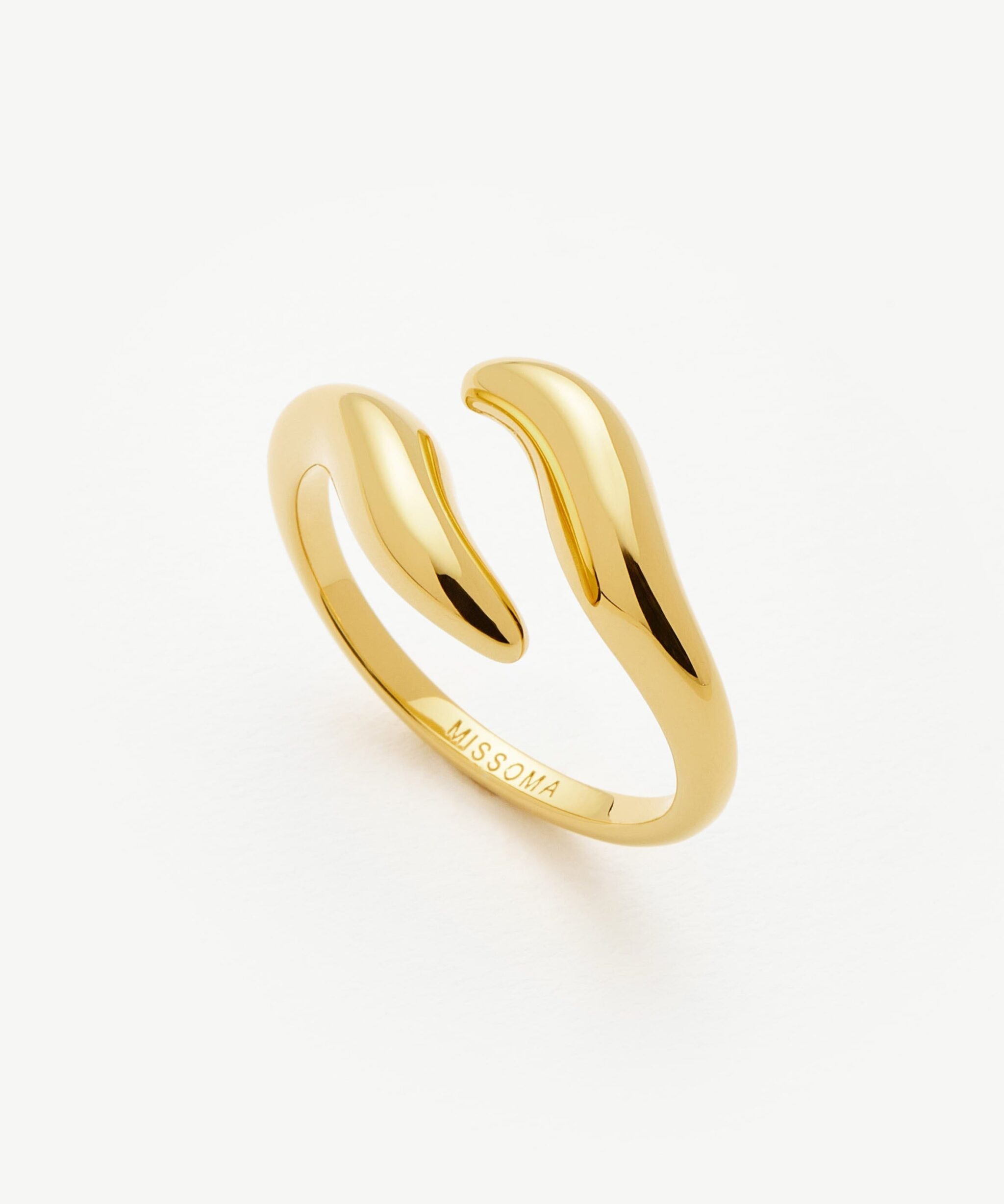 Savi Signature Open Ring | 18ct Gold Vermeil