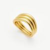 Savi Signature Triple Ring | 18ct Gold Plated