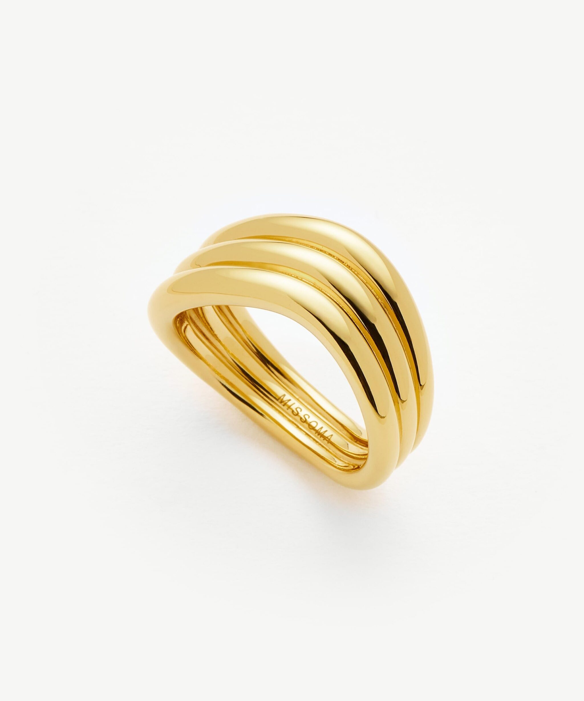 Savi Signature Triple Ring | 18ct Gold Plated