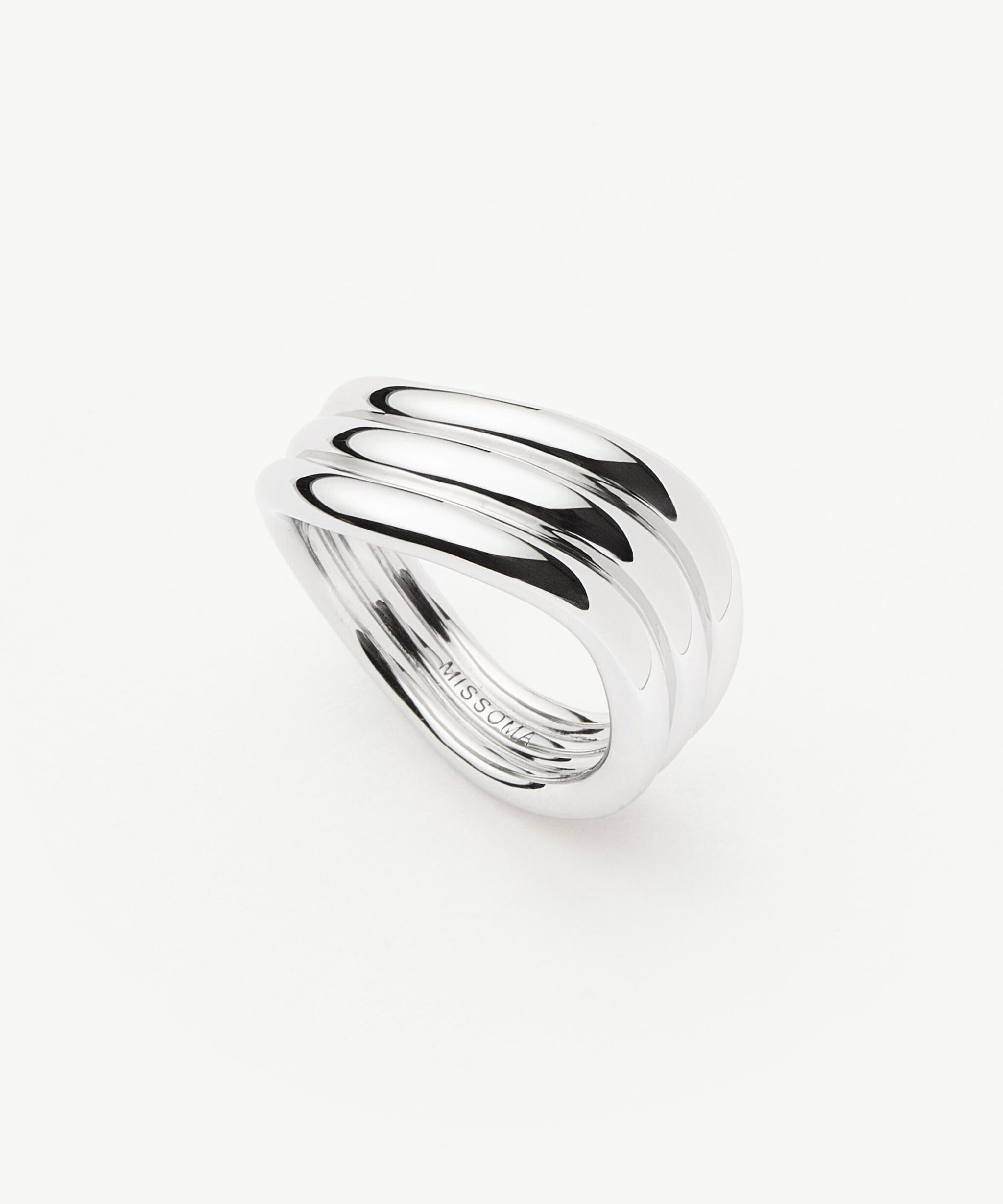 Savi Signature Triple Ring | Silver Plated