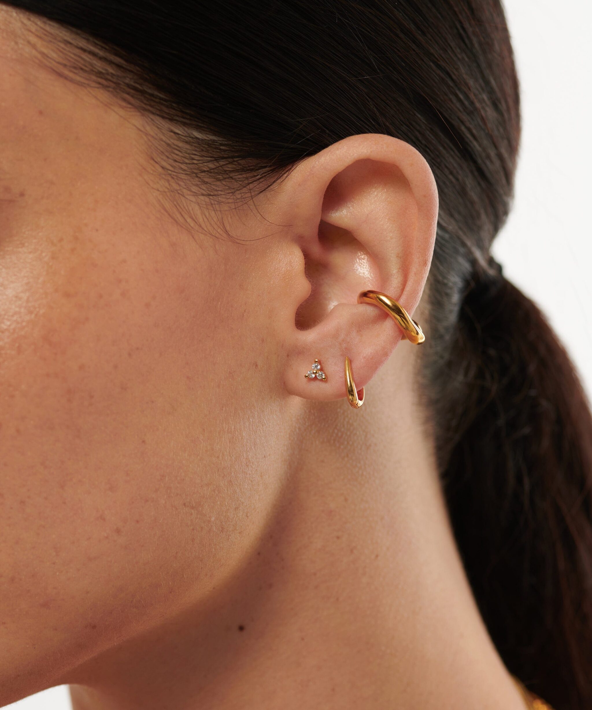 Alternative view of Trinal Stud Earrings